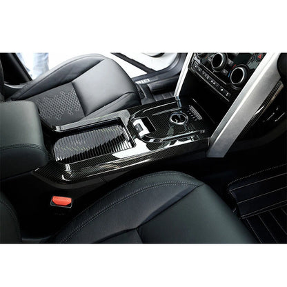 Carbon Center Console Gear Shift Cover Trim fit For Land Rover Discovery Sport