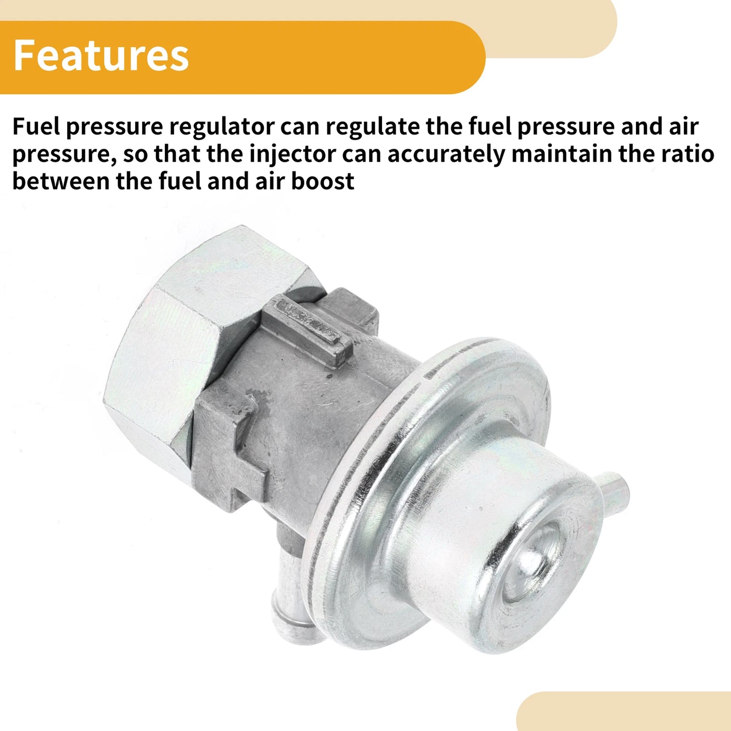 Fuel Pressure Regulator for Honda Civic (1997-2003) Metal 1 Pc