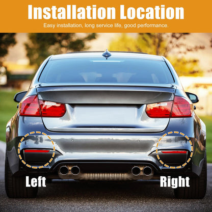 Rear Bumper Reflector Strip Cover 2 x Left Right for BMW 440i (2017-2020)