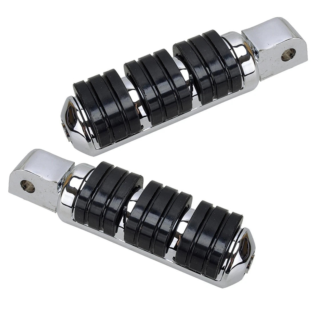 2 x Motorcycle Footrests Set for Honda Shadow 1100, VTX 1300, 1800 (1997-2009)