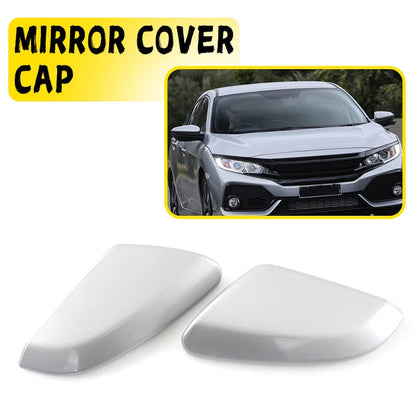 Clip-On Door Wing Rearview Side Mirror Cover Cap for Honda 10th Civic (2016-2021)
