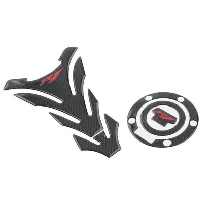 Grip Fuel Tank Pad Cap Cover Decal for Yamaha YZF1000 YZF-R1 R1M (2015-2023)
