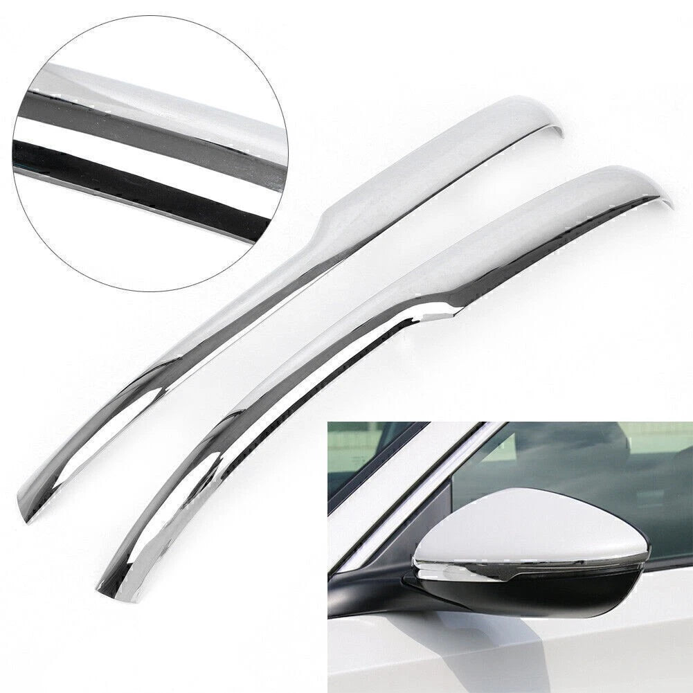Chrome ABS Wing Side Mirror Trim Covers for Honda Accord (2018)