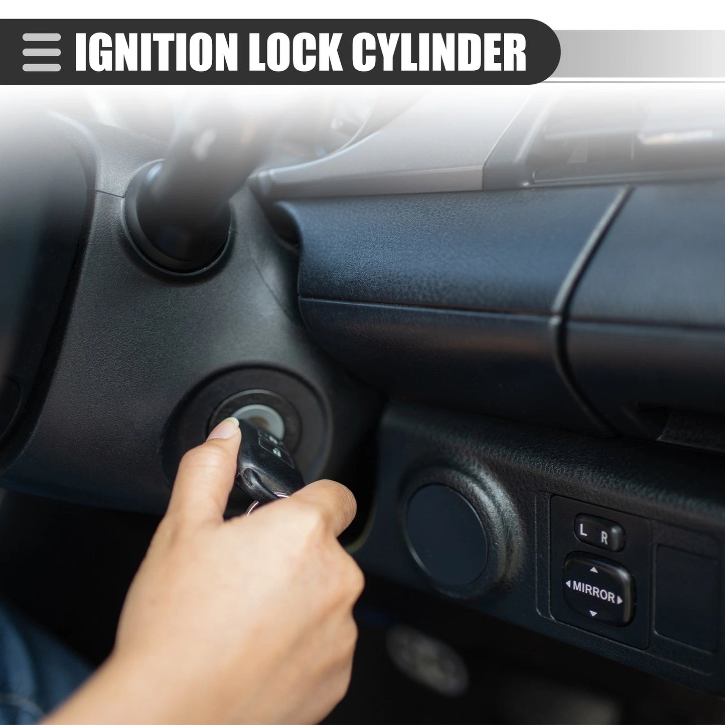 Ignition Switch Lock Cylinder Set for Chevy Silverado 1500 (1999-2004)