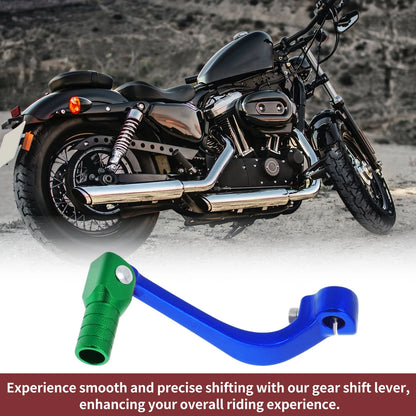 Folding Shifter Lever for Honda CRF110F (2013-2018) - Blue Green