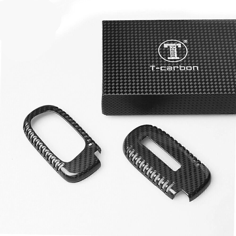 Carbon Fiber Key Case Cover for Jeep Cherokee/Renegade (2014-2023)