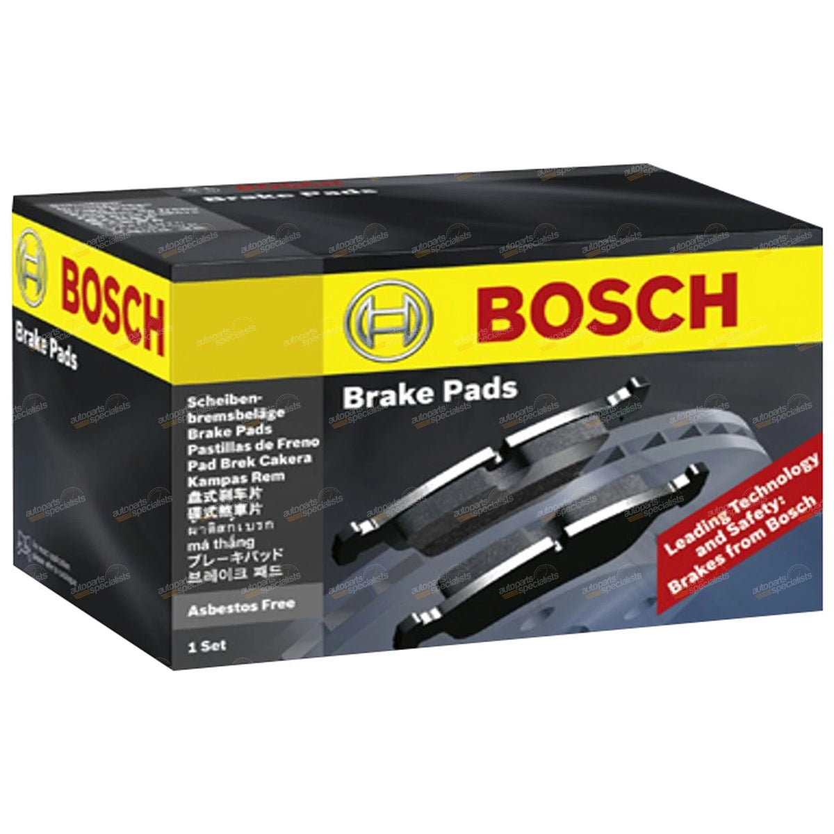 Front Disc Brake Pads Set for Audi 80/Seat Cordoba/Toledo (1992 - 1999)