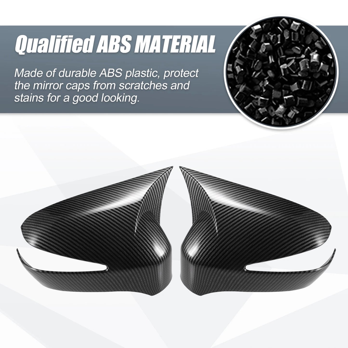 Rearview Mirror Cover Overlay Carbon Fiber for Honda Civic (2006-2011)