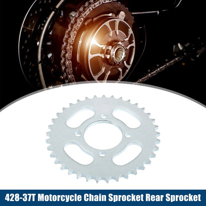 428 Pitch 37T 52mm Motorcycle Chain Sprocket Rear for Dirt Bike