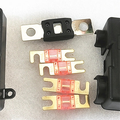 5 Pole Bus Bar Fuse Holder with 1 x 300A & 4 x 50A Fuses for Car