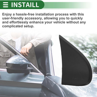 Front Right Side Pillar Corner Triangle Trim for Dodge Journey