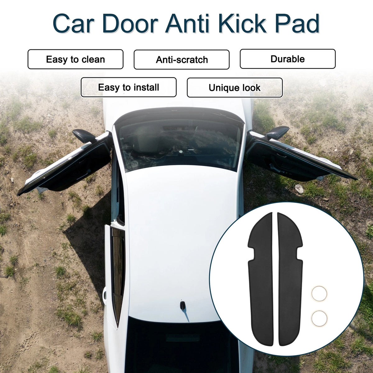 Car Door Anti Kick Pad Sticker Protector for Honda Odyssey (2015-2019)