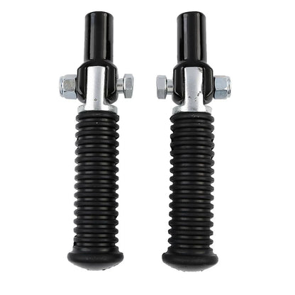 Black Passenger Footpeg Clevis Support Mount for Harley Softail (2000-2006)