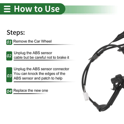 ABS Wheel Speed Sensor for Toyota Yaris (1999-2005)