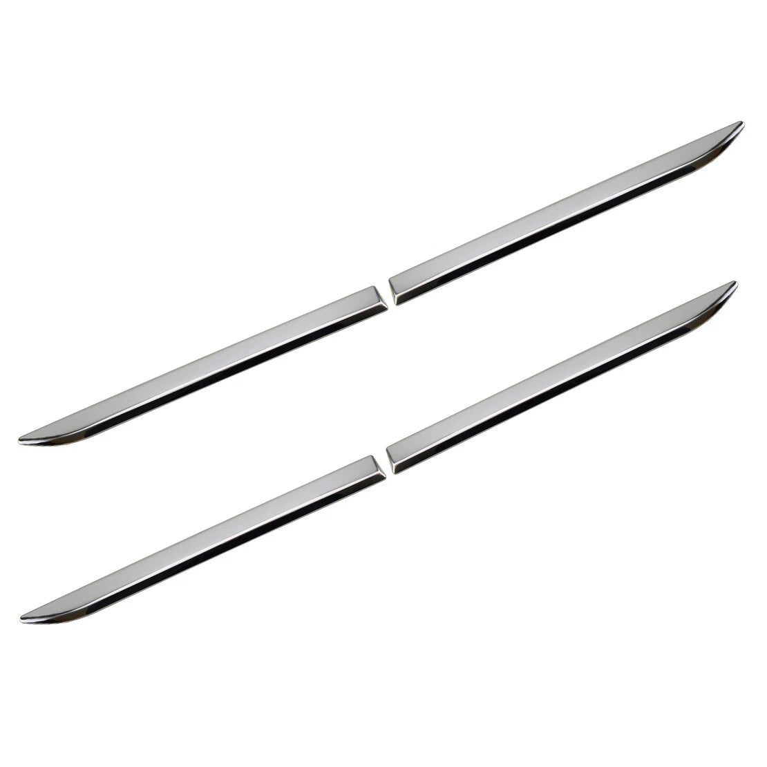 4 x Stainless Steel Car SUV Door Side Fender Dagger Emblem Trim Covers