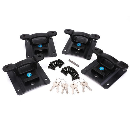 4x Tie Down Anchors Brackets & Box Link Cleats for Ford F-150 (2004–2024)