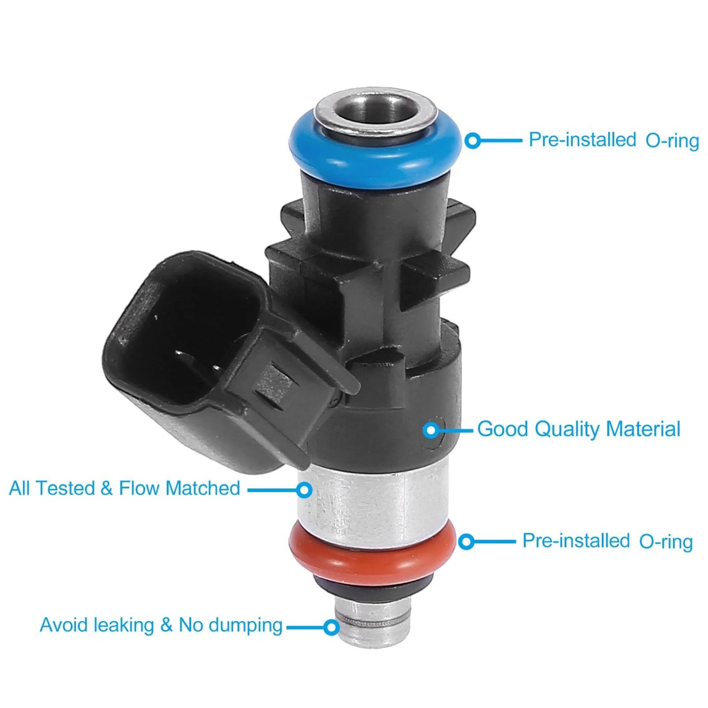 6 x Fuel Injectors for Dodge Challenger, Charger & Jeep Wrangler 3.6L