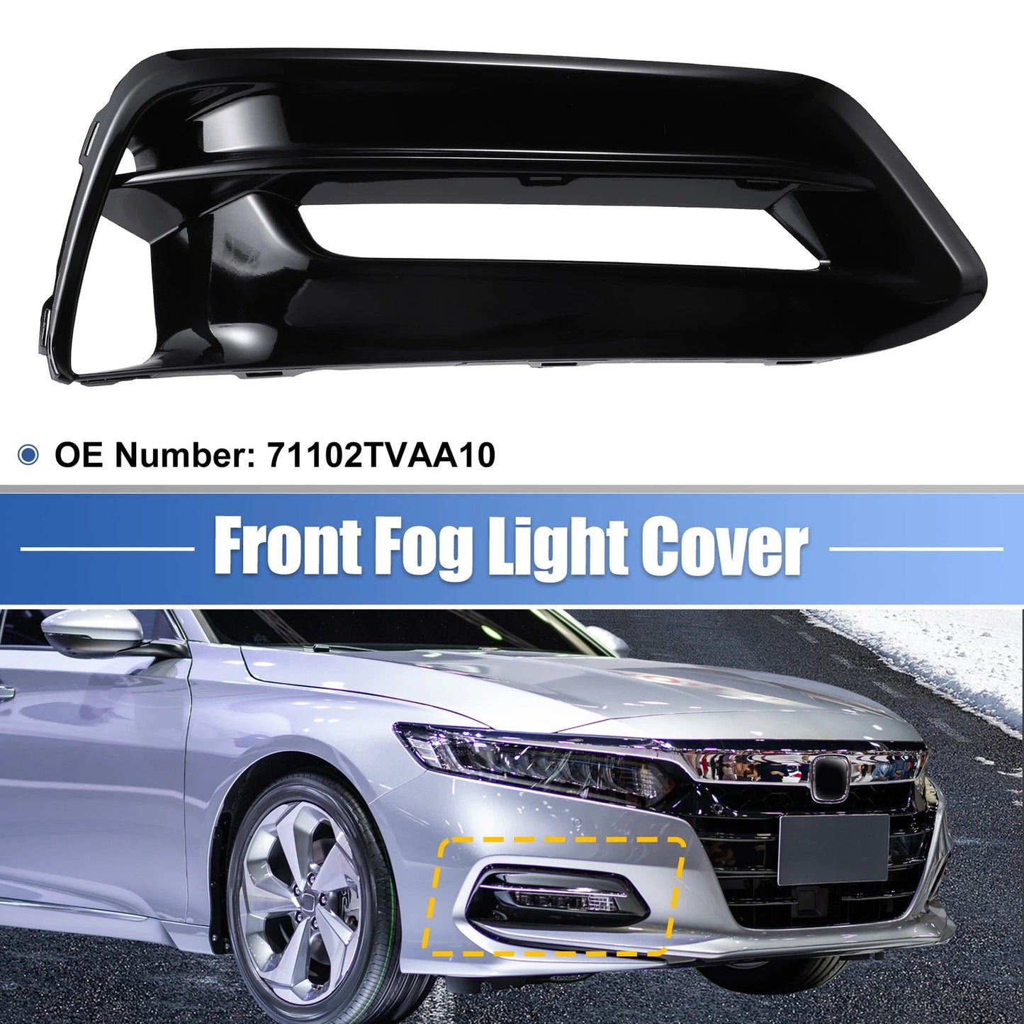 Fog Light Grille Cover Trim for Honda Accord