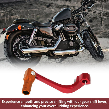 Folding Motorcycle Gear Shifter Lever for Honda CRF110F (2013-2018) Red Orange