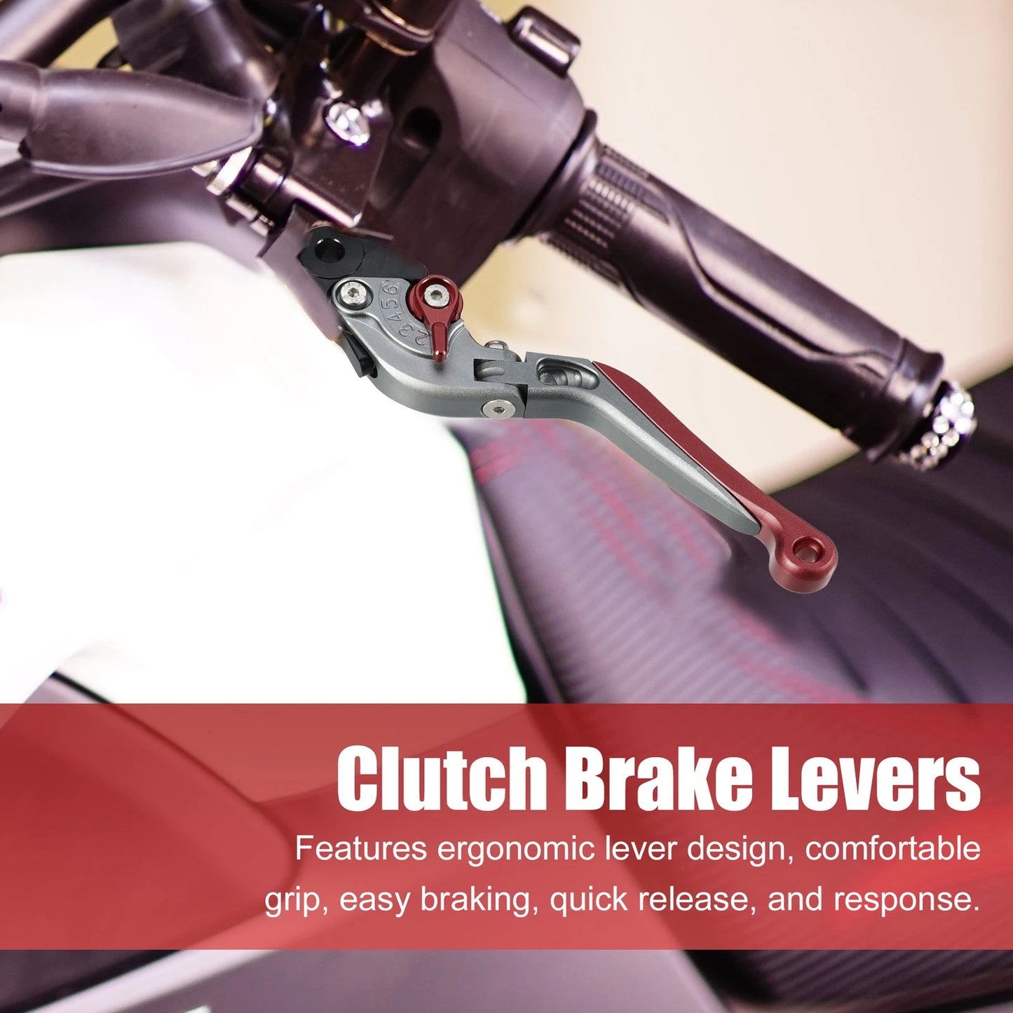 Motorcycle Brake Clutch Levers  for Honda CB1300 (2003-2010) Titanium Red
