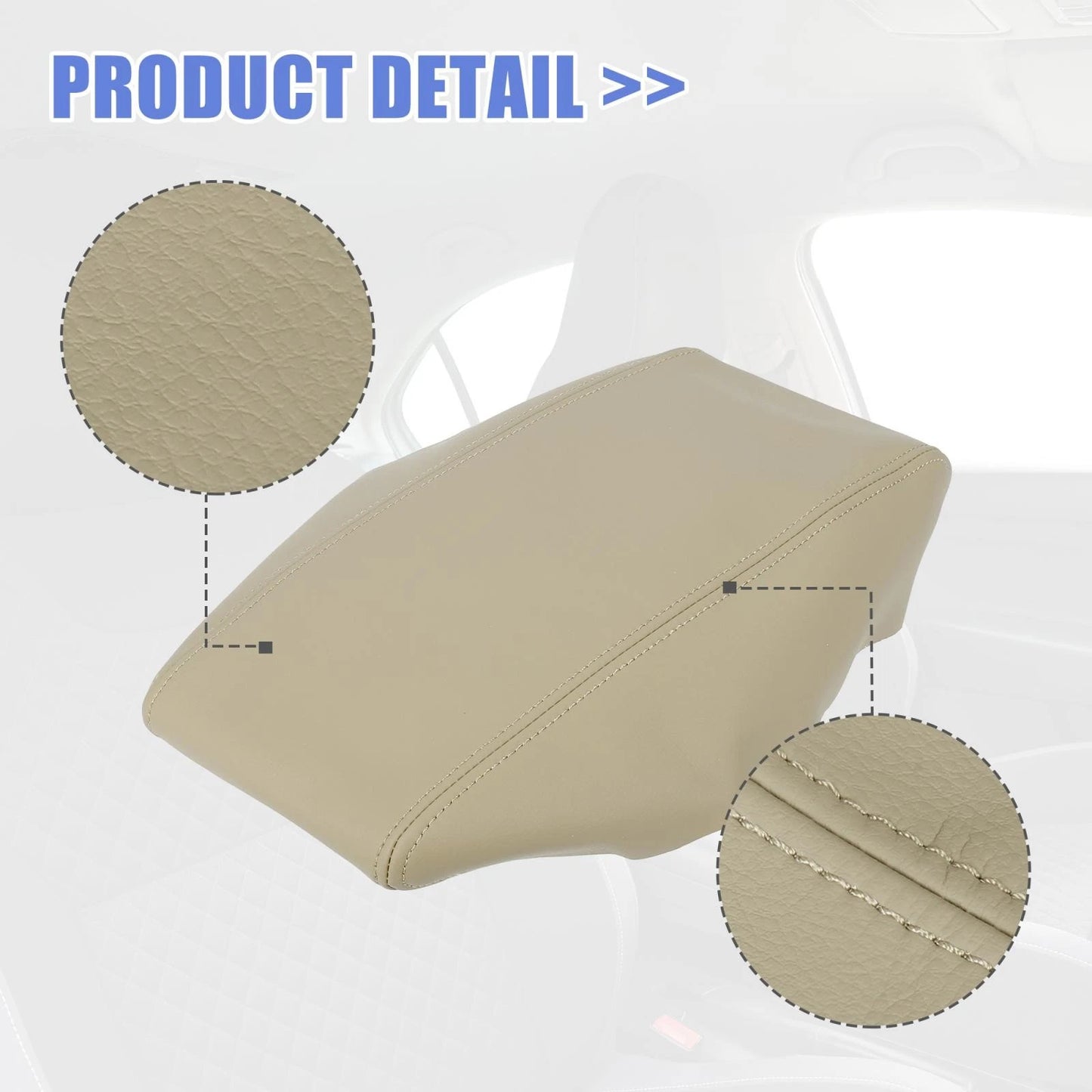 Center Console Lid Armrest Cover for Toyota Prius (2004-2009) Beige