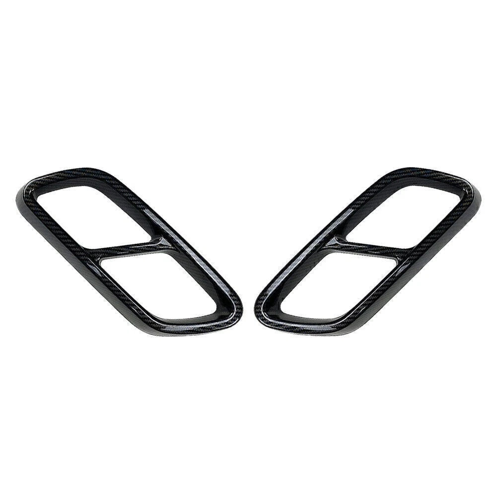 Rear Exhaust Muffler Tail Pipe Cover Trim for Mercedes Benz C-Class (W204)