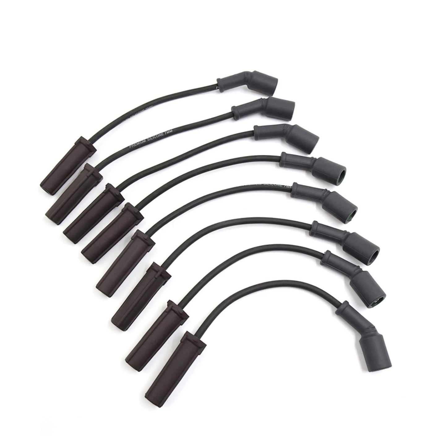 8x 7mm Spark Plug Ignition Wire Set for Chevrolet
