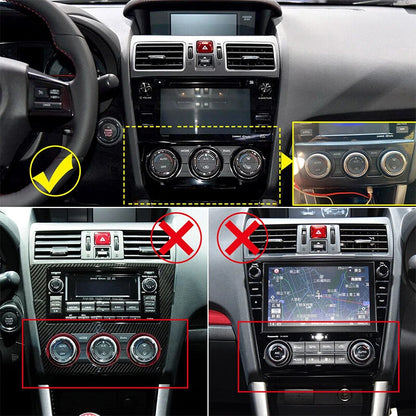 AC Knob Panel Cover Trim for Subaru WRX STi (2016-2020)