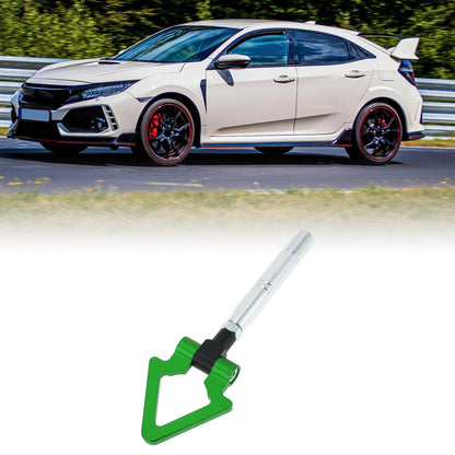 Tow Hooks for Toyota Avanza Front/Rear Triangle, Folding Screw-on, Green