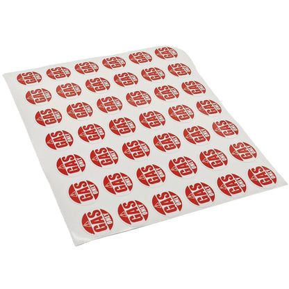 Gas Only Sticker Decal Label for Truck - Weatherproof Vinyl