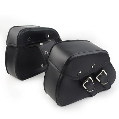 PU Leather Saddle Bags for Harley Sportster Dyna Motorcycle