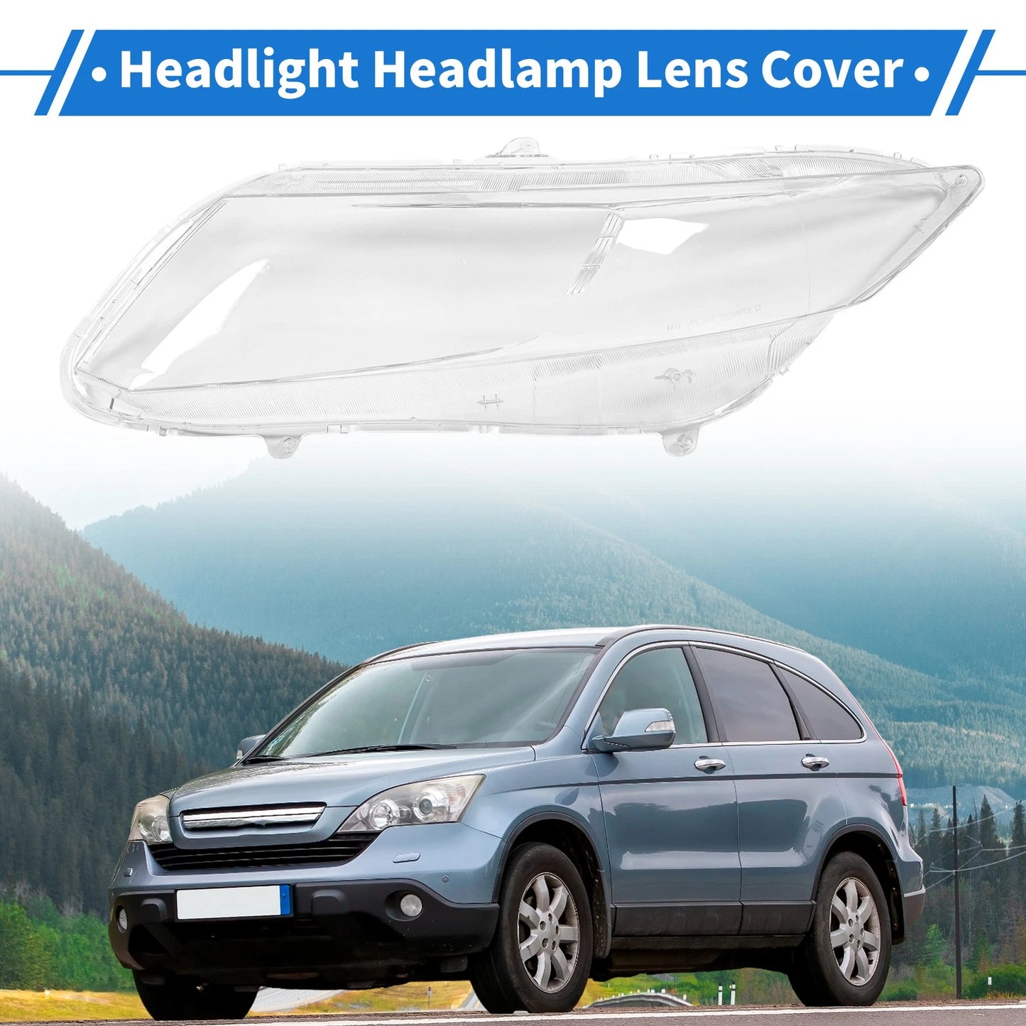 Car Front Left Headlight Lens Cover for Honda Civic (2012-2015)