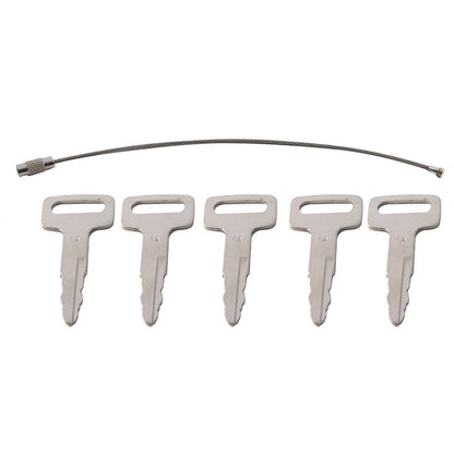 Ignition Keys for Nissan Forklift Heavy Equipment - 5 x Keys (No Year)