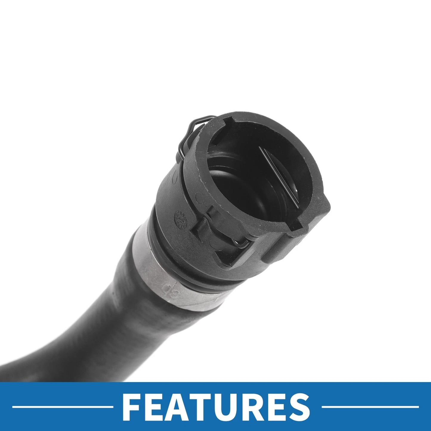 Radiator Hose for BMW X5 2000-2003 Rubber Black 1 x Piece