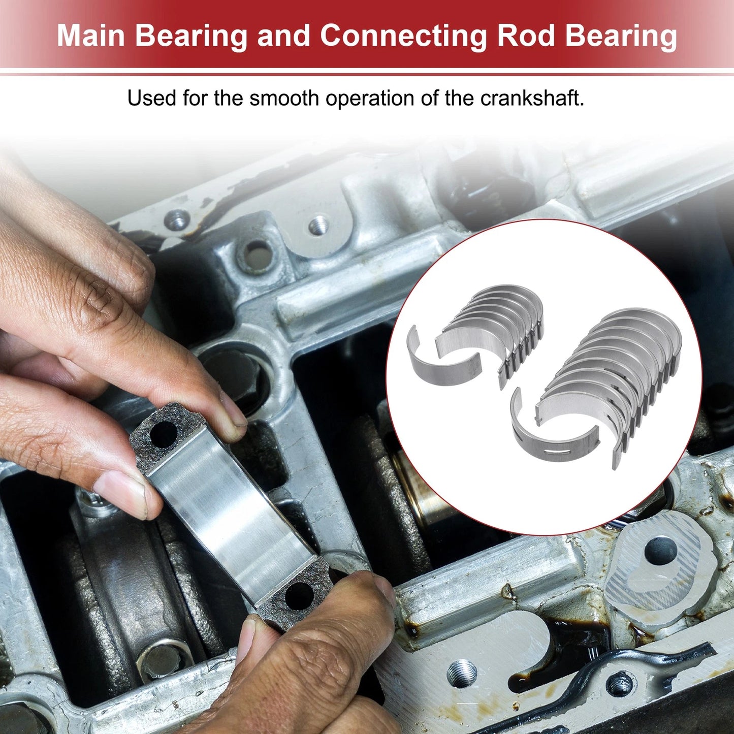 Main Bearing & Connecting Rod Bearing Kit for Chevrolet Blazer