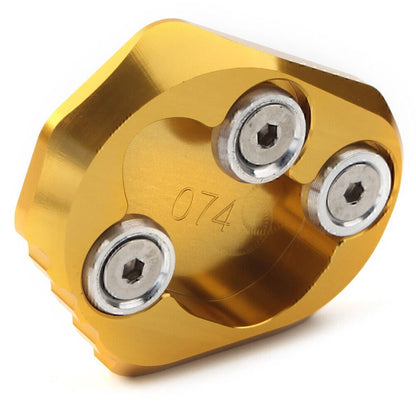 Gold Kickstand Side Stand Plate Extension Pad for YAMAHA YZF-R6 (2017-2018)