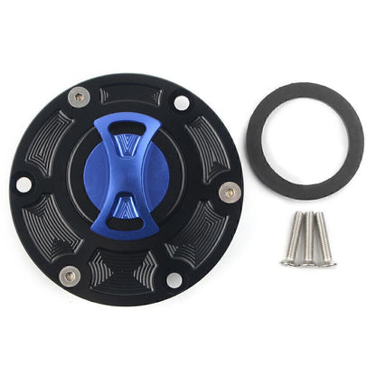 Fuel Gas Tank Cap Cover for Aprilia RS125 RS250 RSV1000 Tiger 800 Blue