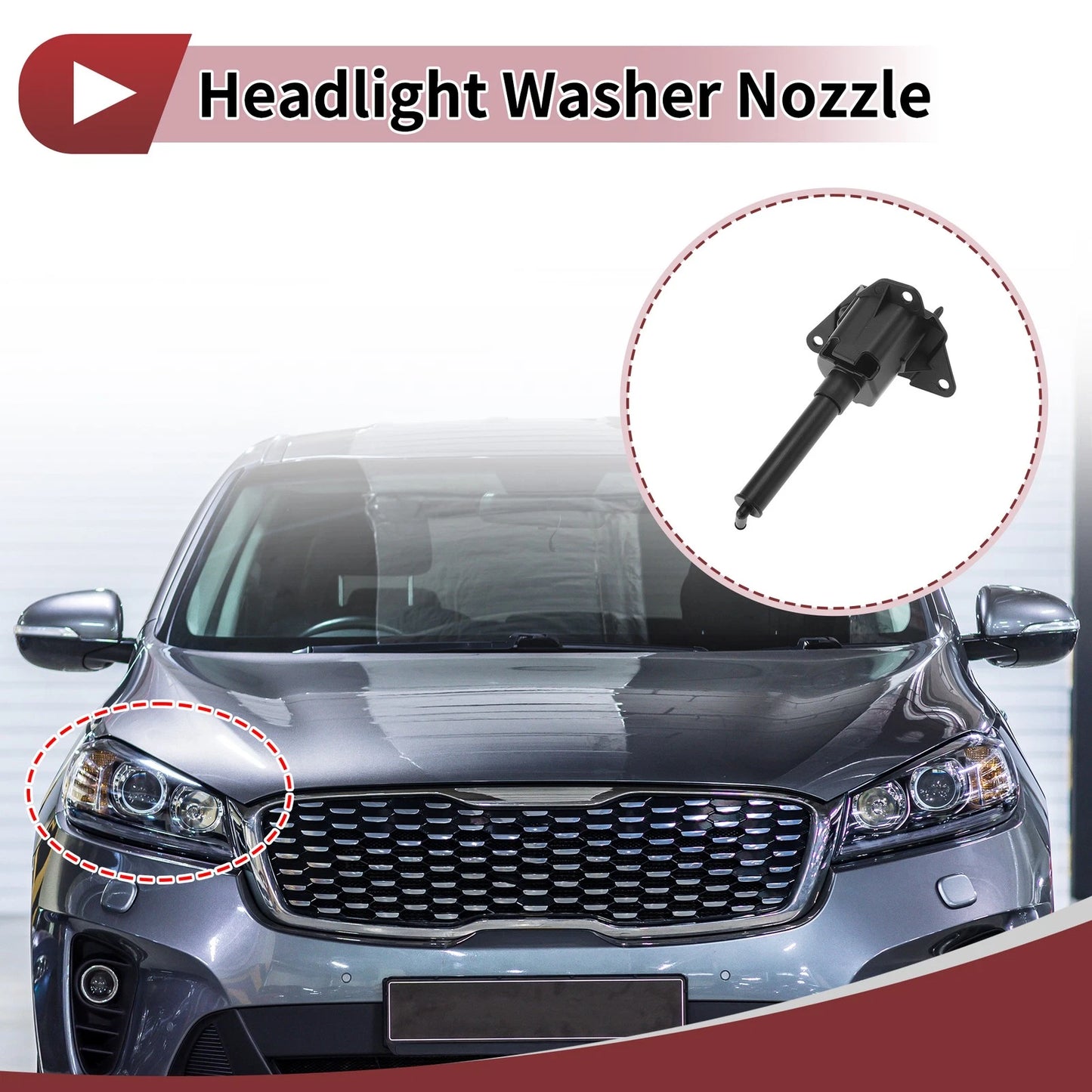 Headlight Washer Nozzle for Land Rover Range Rover Velar (2018-2021)