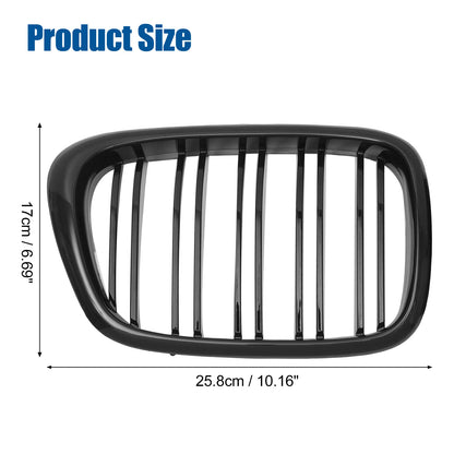Front Hood Bumper Grille for BMW 525i 530i E39 (2001-2003) - Black