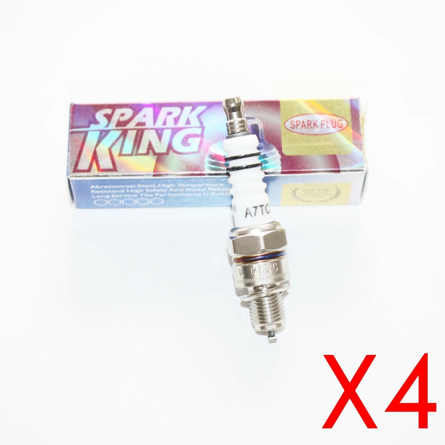 4 x BPT C7HSA Spark Plugs for 110cc 125cc 140cc PIT PRO Trail Quad ATV