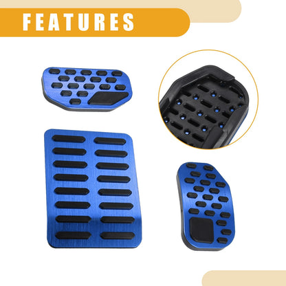 Brake Gas Accelerator Pedal Pads Covers for Ford F-150 (2021-2023)