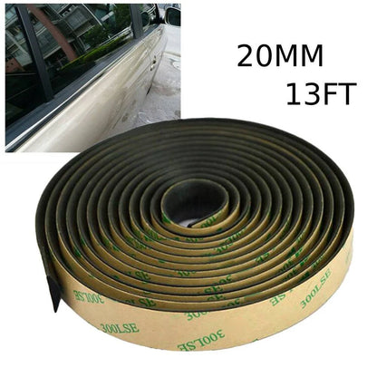 13FT Rubber Auto Side Door Seal Weatherstrip Rain Visor for Universal