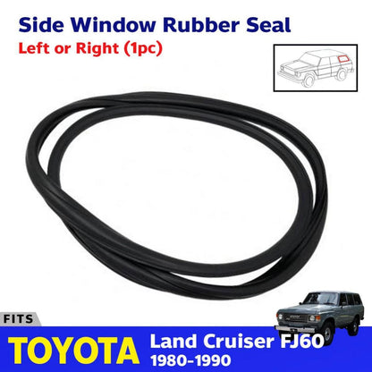 Side Window Rubber Seal LH or RH Fits Toyota Land Cruiser FJ60 FJ62 HJ60 1980-90