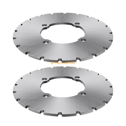 2 x Front Brake Rotor Disc for Polaris Scrambler 400 500 4X4 2x4 (1998–2000)