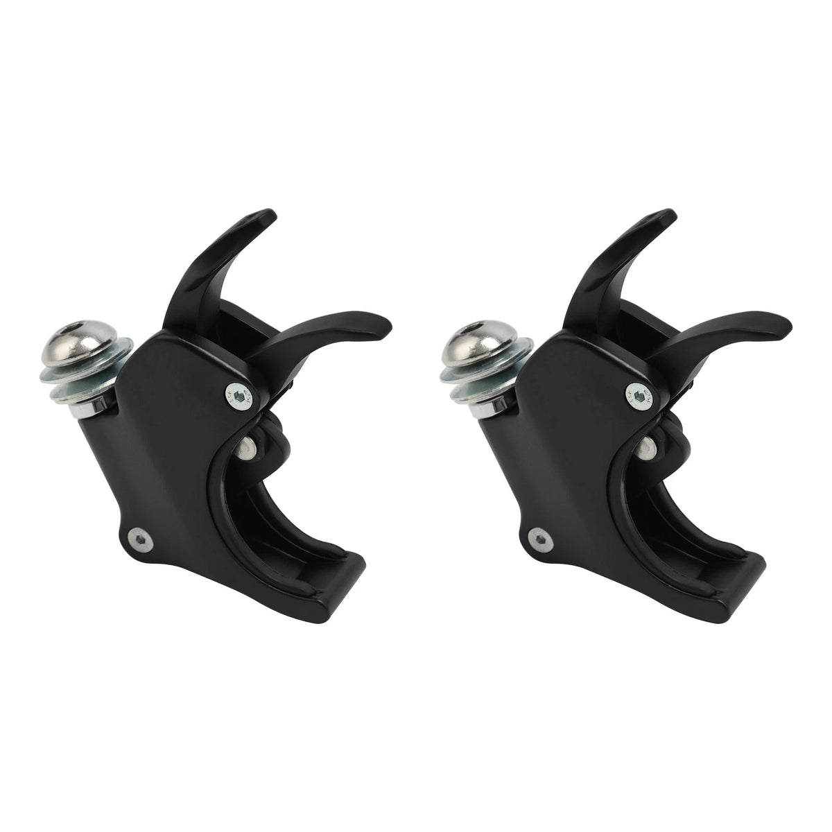 4 x 49mm Windshield Clamps Black for Harley Dyna, V Rod, Sportster