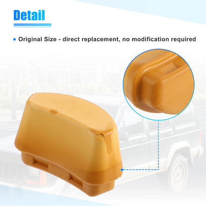2 x Front Suspension Bump Stops for Jeep Liberty KJ (2002-2007) Rubber Orange