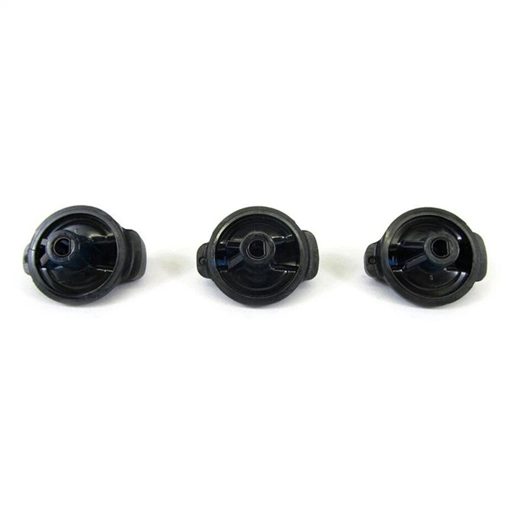 3 x A/C Heater Control Knob Fan Switch Set for Jeep Wrangler, Dodge Ram (2007-2023)