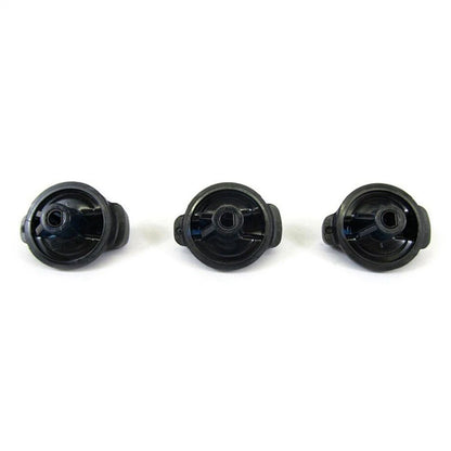 3 x A/C Heater Control Knob Fan Switch Set for Jeep Wrangler, Dodge Ram (2007-2023)