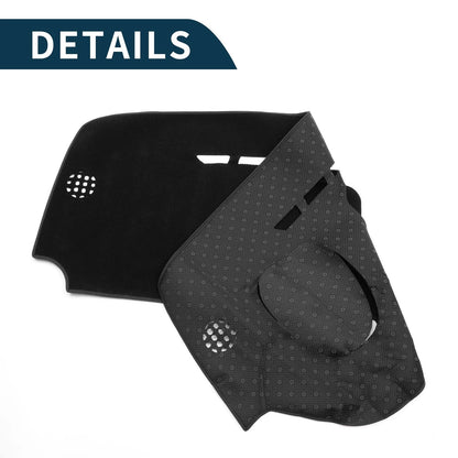 Dashboard Cover Mat for Peugeot 3008 (2013-2015) Sun Protector Black