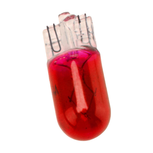 10pcs Universal Red T10 12V 5W Wedge Instrument Light Bulbs for Car